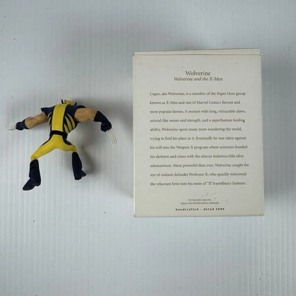 WOLVERINE X-Men Hallmark Ornament Marvel Comics 70 Year RARE 2009